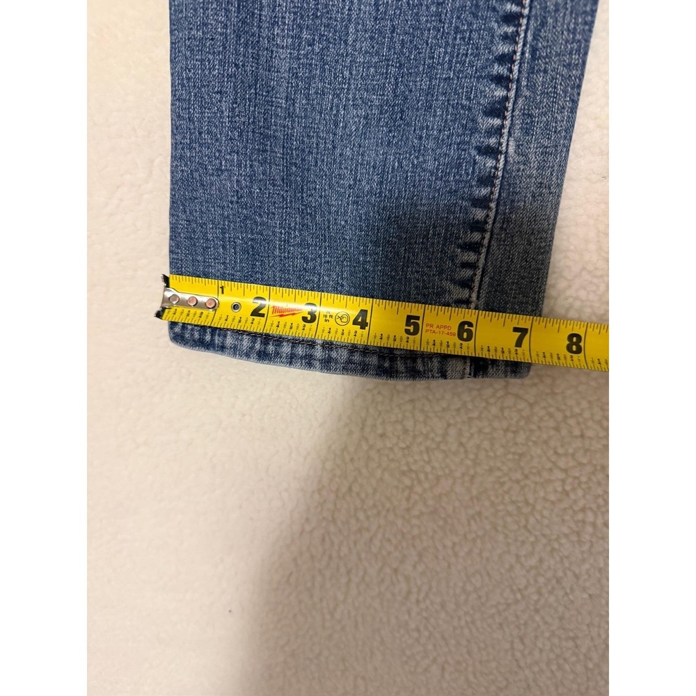 Levis 515 Jeans Girls 4 Blue Medium Wash Stretch Denim Bootcut Mid Rise - Picture 10 of 11